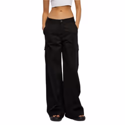 Pantalon cargo large taille haute femme Urban Classics