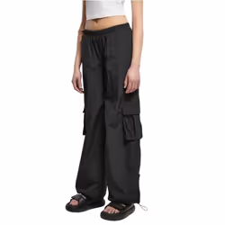 Pantalon cargo nylon large froissé femme Urban Classics