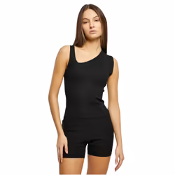 Débardeur asymétrique en tricot femme Urban Classics Rib
