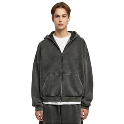 Sweatshirt à capuche zippé Urban Classics 90's Heavy Sand Washed