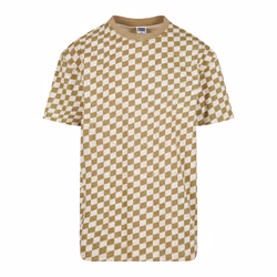 T-shirt à carreaux oversize Urban Classics