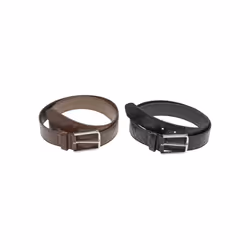Ceinture tissé cuir synthétique gaufré Urban Classics (x2)
