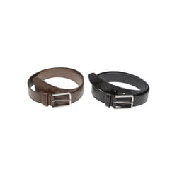 Ceinture tissé cuir synthétique gaufré Urban Classics (x2)
