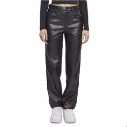 Pantalon droite en cuir synthétique femme Urban Classics