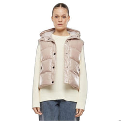 Doudoune sans manches à capuche recyclée femme Urban Classics Sherpa