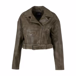 Veste en cuir vintage femme Urban Classics