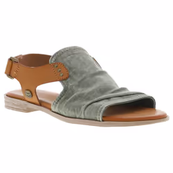Nu-pieds jean Mustang Femme vert - Textile - Basse - Adulte