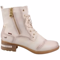 Bottines Femme Mustang - Modèle 1229513/203 - Couleur Gris - Fermeture Zip - Talon 4cm