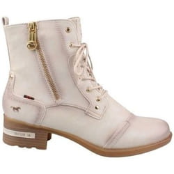 Bottines Femme Mustang - Modèle 1229513/203 - Couleur Gris - Fermeture Zip - Talon 4cm