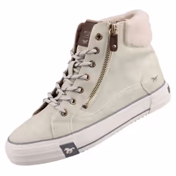 Baskets montantes sportives - MUSTANG - 1410504/203 - Femme - Beige - Fermeture éclair