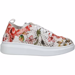 Baskets Mustang Femme Blanc - MUSTANG - 1468301/15 - Lacets - Textile - Femme - Compensé