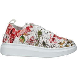 Baskets Mustang Femme Blanc - MUSTANG - 1468301/15 - Lacets - Textile - Femme - Compensé