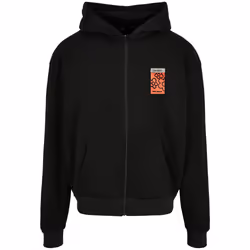 Sweatshirt à capuche zippé oversize Mister Tee Puffer Peace Heavy