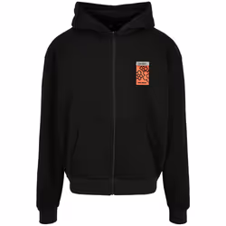 Sweatshirt à capuche zippé oversize Mister Tee Puffer Peace Heavy