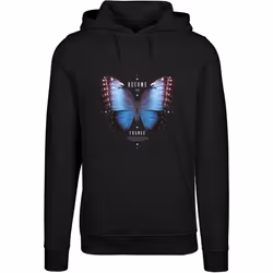 Sweatshirt à capuche Mister Tee Become The Change Butterfly