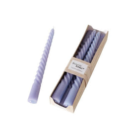 Boltze Twisto bougie en cire Rond Violet 6 pièce(s)