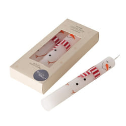 Boltze 2053021 bougie en cire Cylindre Rouge, Blanc 3 pièce(s)