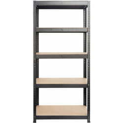 Etagère pour charge lourde Meuble de rangement, 180 x 90 x 45 cm, Noir Charge Max : jusqu'à 1325 kg