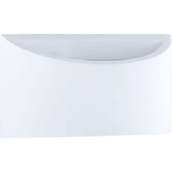 Paco Home - Applique Intérieur Couloir Lampe Lumière Indirecte Effet Up-Down G9 Sans ampoules, Plâtre blanc