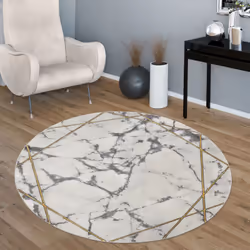 Intemporels comme le marbre ancien, ces élégants tapis créent une sensation de luxe raffiné dans votre intérieur ! À l'image  ...