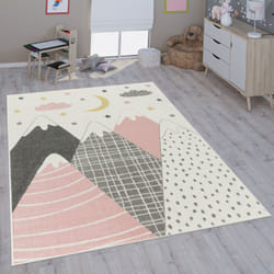 Paco Home - Tapis Pour Enfant Chambre D'Enfant Fille Garçon Différents Motifs Et Tailles Pink, 200x280 cm