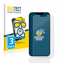 BROTECT Anti-Reflet Protection dÉcran Verre Mat pour Apple iPhone 13 / 13 Pro (3 Pièces) - Film Protecteur Vitre 9H