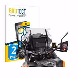 BROTECT Protection Ecran pour KTM 1290 Super Adventure S / R 2021 (2 Pièces) - Film Protection Ultra Clair