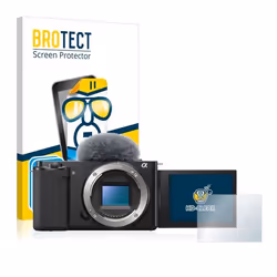 BROTECT Protection Ecran pour Sony Alpha ZV-E10 (2 Pièces) - Film Protection Ultra Clair