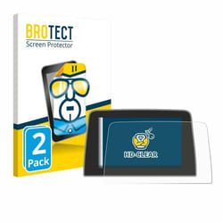 BROTECT Protection Ecran pour Ford Fiesta ST 2017-2021 SYNC 3 8 (2 Pièces) - Film Protection Ultra Clair