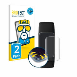 BROTECT Protection Intégrale 3D Incurvé pour Fitbit Charge 5 (2 Pièces) - Couverture Complète Film Protection Écran