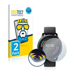 BROTECT Protection Intégrale 3D Incurvé pour OnePlus Watch (2 Pièces) - Couverture Complète Film Protection Écran