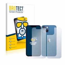 BROTECT Anti-Reflet Protection dÉcran Verre Mat pour Apple iPhone 13 mini (Avant+Arrière) - Film Protecteur Vitre 9H