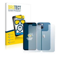 BROTECT Anti-Reflet Protection dÉcran Verre Mat pour Apple iPhone 13 mini (Avant+Arrière) - Film Protecteur Vitre 9H