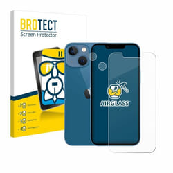 BROTECT Film Protecteur Verre 9H pour Apple iPhone 13 mini (Avant+Caméra) [Anti-Rayures Transparent]