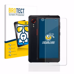 BROTECT Film Protecteur Verre 9H pour Samsung Galaxy XCover 5 (Avant+Caméra) [Anti-Rayures Transparent]