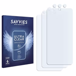 Savvies Protection Ecran pour Samsung Galaxy S21 FE 5G (Avant+Caméra) (6 Pièces) - Film Protection Ultra Clair