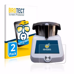 BROTECT Protection Ecran pour SilverCrest Monsieur Cuisine Smart (2 Pièces) - Film Protection Ultra Clair