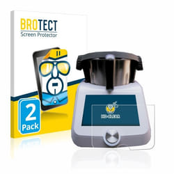 BROTECT Protection Ecran pour SilverCrest Monsieur Cuisine Smart (2 Pièces) - Film Protection Ultra Clair