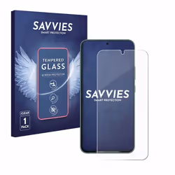 Savvies Verre Trempé pour Samsung Galaxy S22 Plus 5G Vitre Protection Ecran Film Trempé de Verre Dureté 9H