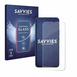 Savvies Verre Trempé pour Samsung Galaxy S22 Plus 5G Vitre Protection Ecran Film Trempé de Verre Dureté 9H
