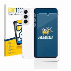 BROTECT Film Protecteur Verre 9H pour Samsung Galaxy S22 5G (Avant+Caméra) [Anti-Rayures Transparent]