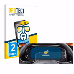 BROTECT Protection Ecran pour Volkswagen Polo 6 Digital Cockpit Pro (2 Pièces) - Film Protection Ultra Clair
