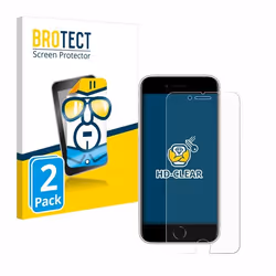 BROTECT Protection Ecran pour Apple iPhone SE 3 2022 (2 Pièces) - Film Protection Ultra Clair