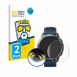 BROTECT Protection Intégrale 3D Incurvé pour Xiaomi Watch S1 Active (2 Pièces) - Couverture Complète Film Protection Écran