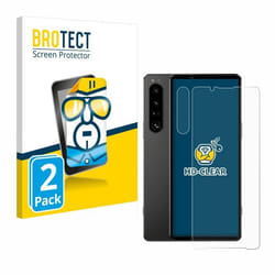 BROTECT Protection Ecran pour Sony Xperia 1 IV (Avant+Caméra) (2 Pièces) - Film Protection Ultra Clair