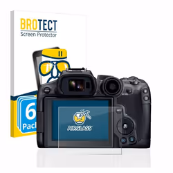 BROTECT Film Protecteur Verre 9H pour Canon EOS R7 (6 Pièces) [Anti-Rayures Transparent]