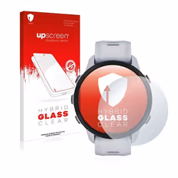 upscreen Protecteur d’Écran en Verre Trempé pour Garmin Forerunner 955 – Glass-Plastique 9H Dureté