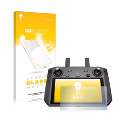 upscreen Protecteur d’Écran Mat en Verre pour DJI Smart Controller – Film de Protection 9H Anti-Reflet