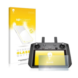 upscreen Protecteur d’Écran Mat en Verre pour DJI Smart Controller – Film de Protection 9H Anti-Reflet