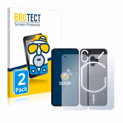 BROTECT Protection Ecran Anti-Reflet pour Nothing Phone (1) (Avant+Arrière) (2 Pièces) - Film Mat